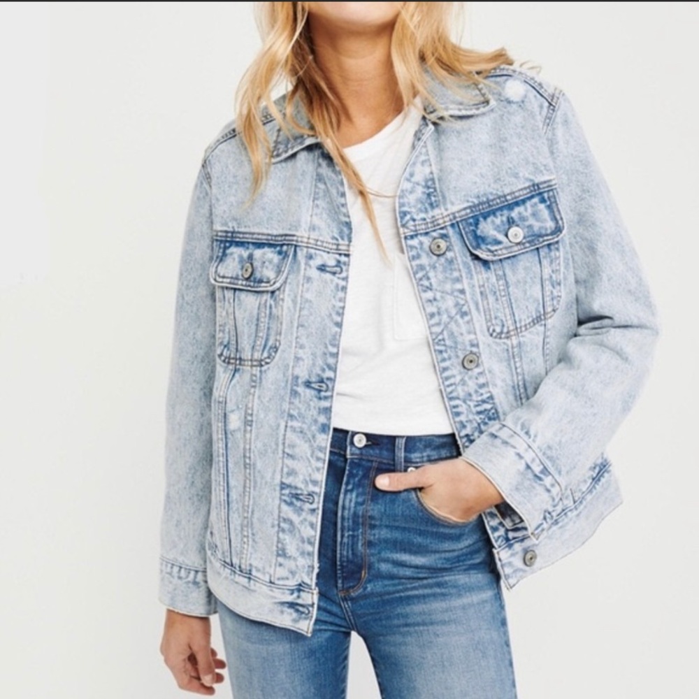 Abercrombie Acid Wash Denim Jacket